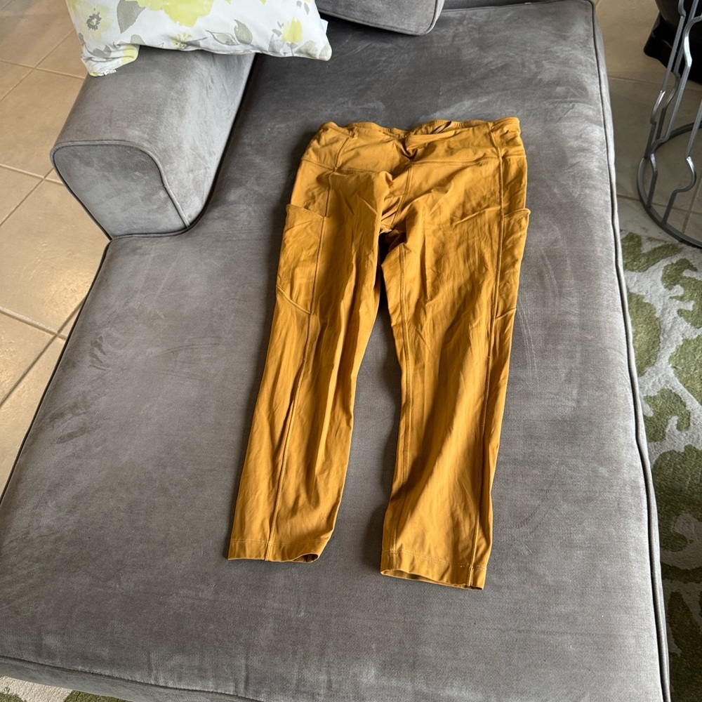 lululemon athletica Mustard Leggings